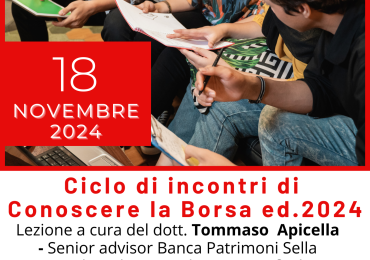 Prima lezione del ciclo di Conoscere la Borsa